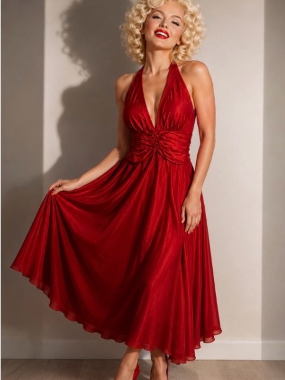 Costume - Vibrant Red Dress